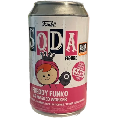 Funko Pop! Freddy Funko as Masked Worker Soda Canister Box
