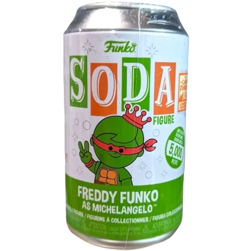 Funko Pop! Freddy Funko as Michelangelo Soda Canister Box