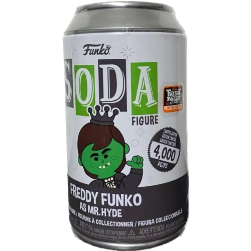 Funko Pop! Freddy Funko as Mr. Hyde Soda Canister Dr. Jekyll and Mr. Hyde Box