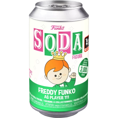 Funko Pop! Freddy Funko as Player 111 Soda Canister Box