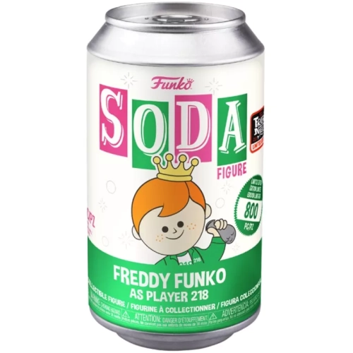 Funko Pop! Freddy Funko as Player 218 Soda Canister Box