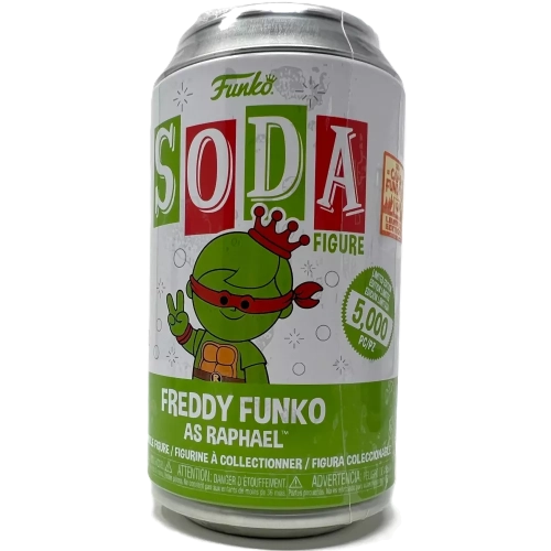 Funko Pop! Freddy Funko as Raphael Soda Canister Nickelodeon Teenage Mutant Ninja Turtles Box