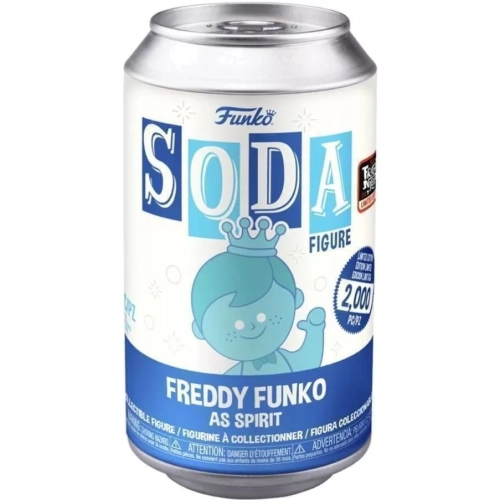 Funko Pop! Freddy Funko as Spirit (Blue Glow) Soda Canister Box