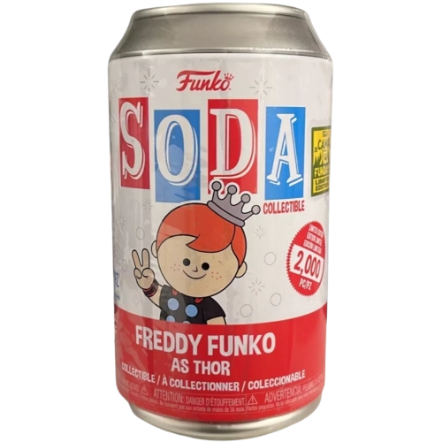 Funko Pop! Freddy Funko as Thor Soda Canister Metallic Box