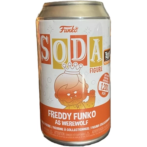 Funko Pop! Freddy Funko as Werewolf (Candy Corn) Soda Canister Box