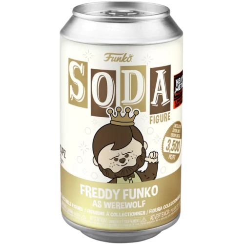 Funko Pop! Freddy Funko as Werewolf (Sepia) Soda Canister Box