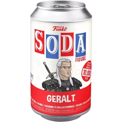 Funko Pop! Geralt Soda Canister Chase Metallic The Witcher Box