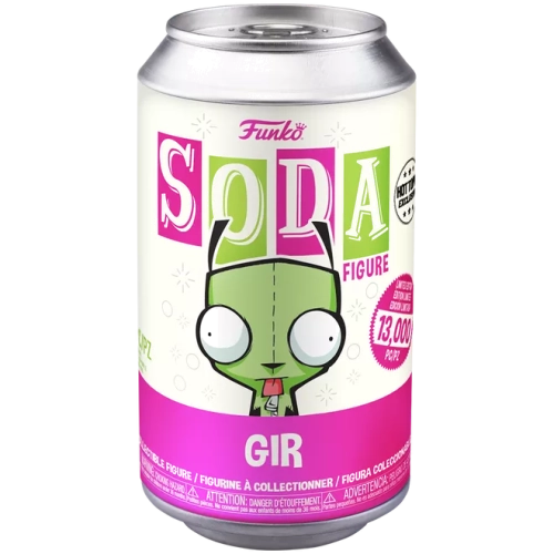 Funko Pop! Gir Soda Canister Invader Zim Vinyl Figure Box