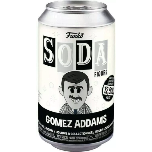 Funko Pop! Gomez Addams Soda Canister Chase Sepia The Addams Family Box