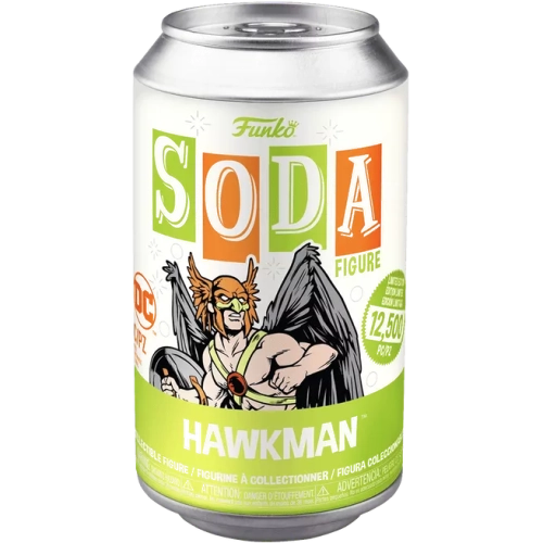 Funko Pop! Hawkman Soda Canister with Mace Chase Flocked Box