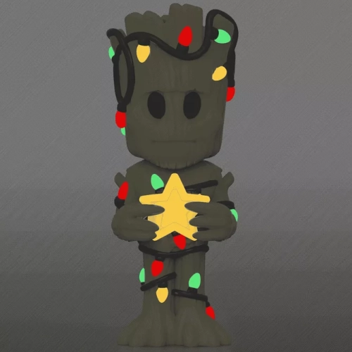 Funko Pop! Holiday Groot Soda Canister Chase Glows in the Dark
