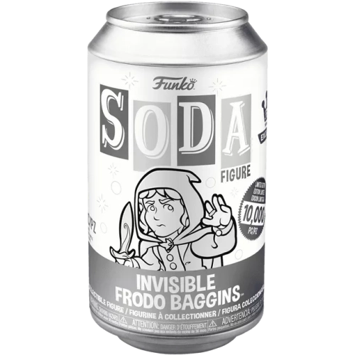 Funko Pop! Invisible Frodo Baggins Soda Canister Transparent Box