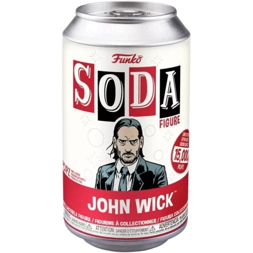 Funko Pop! John Wick Soda Canister Chase Bloody Vinyl Figure Box