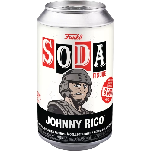 Funko Pop! Johnny Rico Soda Canister Spattered Chase Box