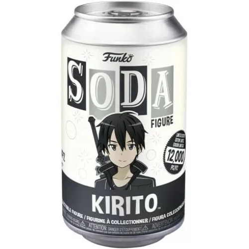 Funko Pop! Kirito Soda Canister Sword Art Online Vinyl Figure Box