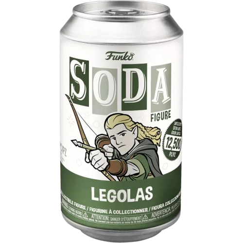 Funko Pop! Legolas Soda Canister Holding Blades Chase Glows in the Dark Box