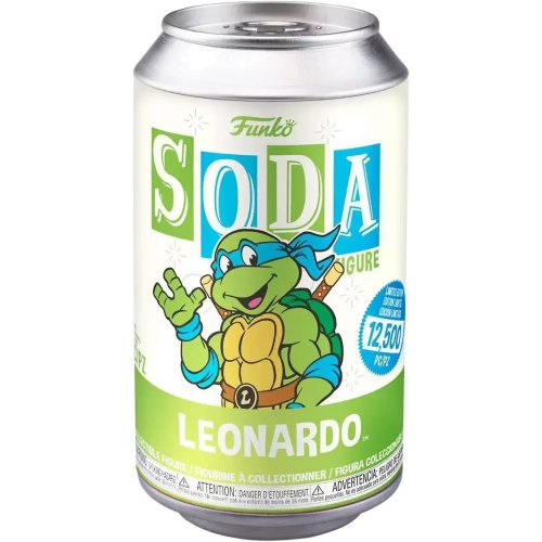 Funko Pop! Leonardo Soda Canister Chase Glows in the Dark Box