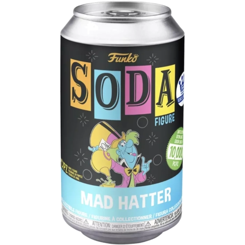 Funko Pop! Mad Hatter Soda Canister Blacklight Disney Alice in Wonderland Box