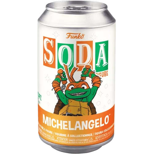 Funko Pop! Michelangelo Soda Canister Nickelodeon Teenage Mutant Ninja Turtles Mutant Mayhem Box