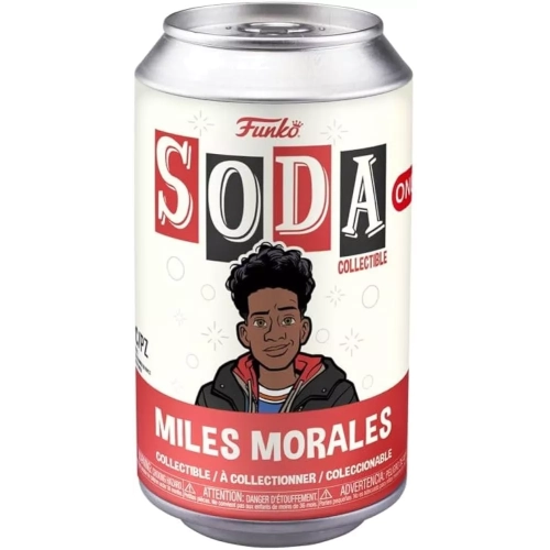Funko Pop! Miles Morales Soda Canister with Headphones Box