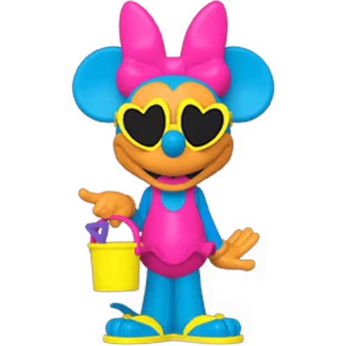 Funko Pop! Beach Minnie Mouse Soda Canister Chase Blacklight