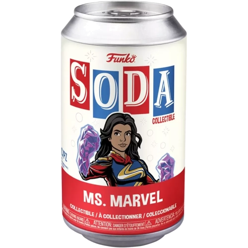 Funko Pop! Ms. Marvel Soda Canister Chase Metallic Box
