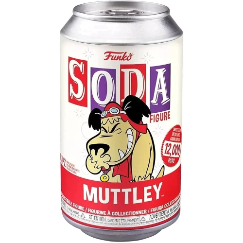 Funko Pop! Muttley Soda Canister Chase Flocked Wacky Races Box
