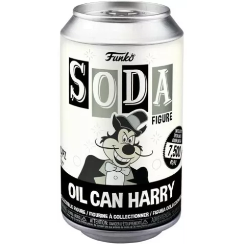 Funko Pop! Oil Can Harry Soda Canister Chase Mighty Mouse Box