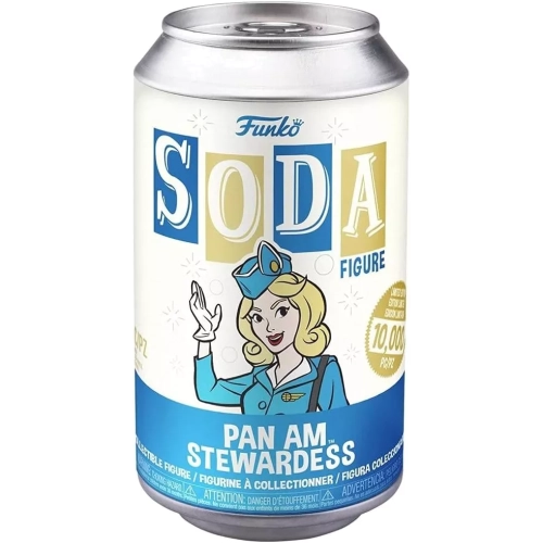Funko Pop! Pan Am Stewardess Soda Canister Vinyl Figure Box