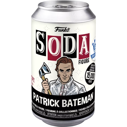 Funko Pop! Patrick Bateman Soda Canister Chase Bloody Box