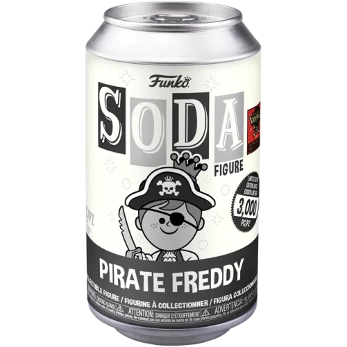 Funko Pop! Pirate Freddy Soda Canister Black and White Box