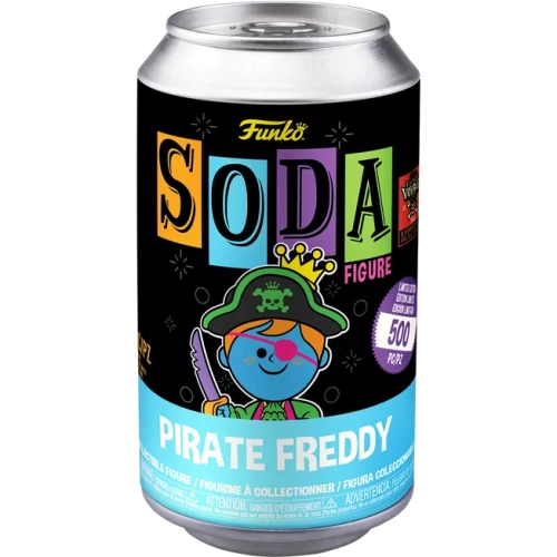 Funko Pop! Pirate Freddy Soda Canister Blacklight Freddy Funko Box