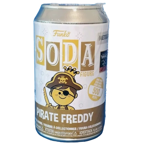 Funko Pop! Pirate Freddy Soda Canister Metallic Gold Box