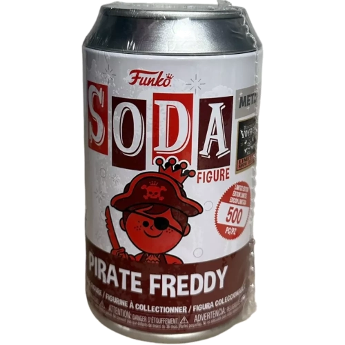Funko Pop! Pirate Freddy Soda Canister Metallic Freddy Funko Box