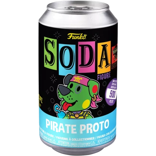 Funko Pop! Pirate Proto Soda Canister Blacklight Vinyl Figure Box