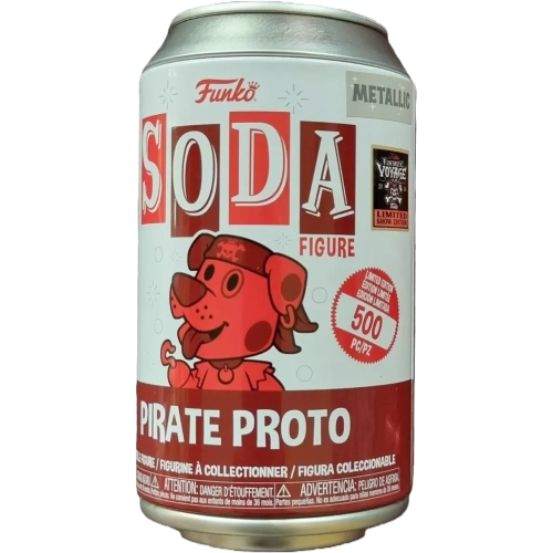 Funko Pop! Pirate Proto Soda Canister Red Metallic Box