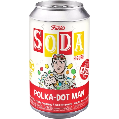 Funko Pop! Polka-Dot Man Soda Canister Chase Glows in the Dark Box