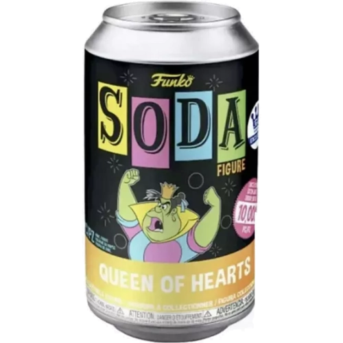 Funko Pop! Queen Of Hearts Soda Canister Blacklight Box