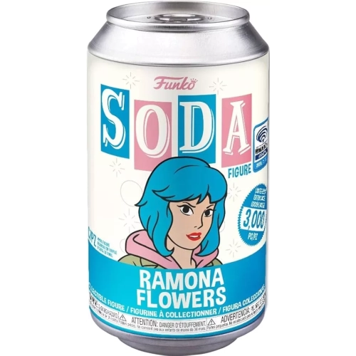 Funko Pop! Ramona Flowers Soda Canister Blue Hair Scott Pilgrim vs. the World Box
