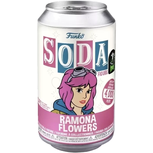 Funko Pop! Ramona Flowers Soda Canister Pink Hair Scott Pilgrim vs. the World Box