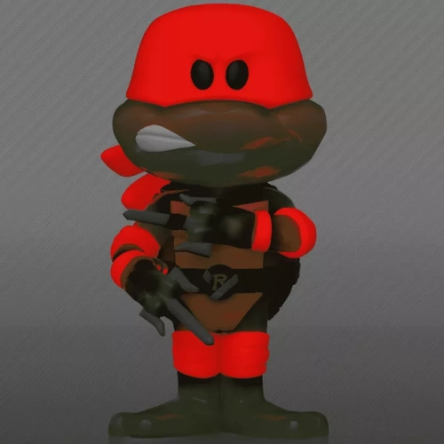 Funko Pop! Raphael Soda Canister Translucent Chase Glows in the Dark