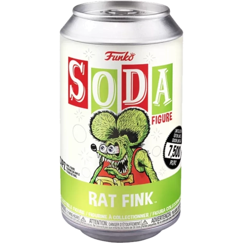 Funko Pop! Rat Fink Soda Canister Greyscale Chase Ed "Big Daddy" Roth Box
