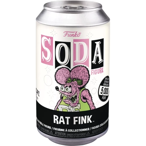 Funko Pop! Rat Fink Soda Canister Chase Metallic Ed "Big Daddy" Roth Box