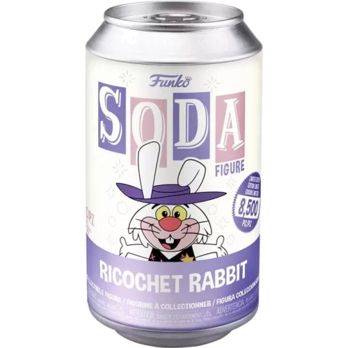 Funko Pop! Ricochet Rabbit Soda Canister Pale Yellow With Carrots Box