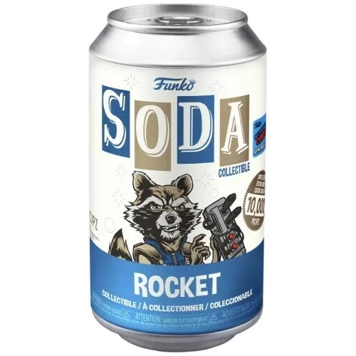Funko Pop! Rocket Soda Canister Chase Flocked Marvel Guardians of the Galaxy Vol. 2 Box