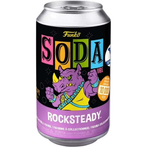 Funko Pop! Rocksteady 6-Pack Purple Blacklight Nickelodeon Teenage Mutant Ninja Turtles Box
