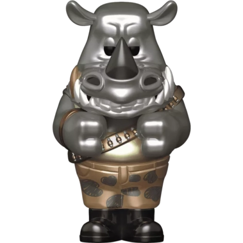 Funko Pop! Rocksteady Soda Canister Chase Metallic