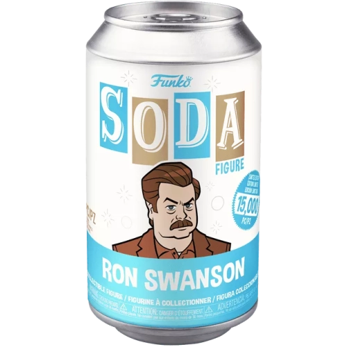 Funko Pop! Ron Swanson Soda Canister Parks and Recreation Box