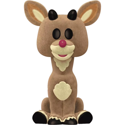 Funko Pop! Rudolph Soda Canister Chase Flocked Rudolph the Red-Nosed Reindeer