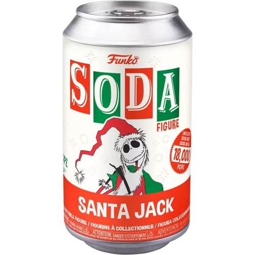 Funko Pop! Santa Jack Soda Canister Chase Blacklight Box